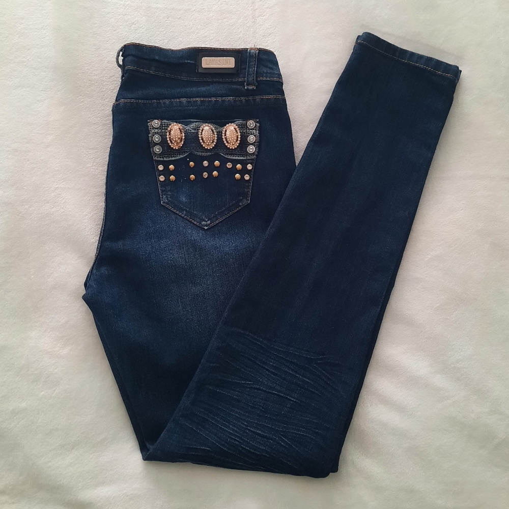 Rhinestone Skinny Jean